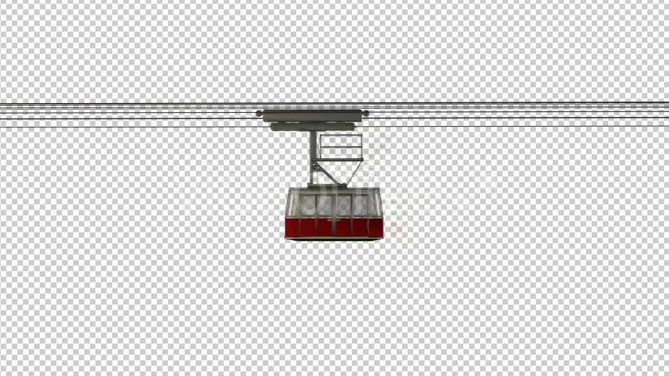 3D Aerial Tramway Cable Car - Download Videohive 19175161