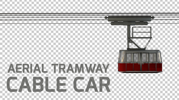 3D Aerial Tramway Cable Car - Download Videohive 19175161