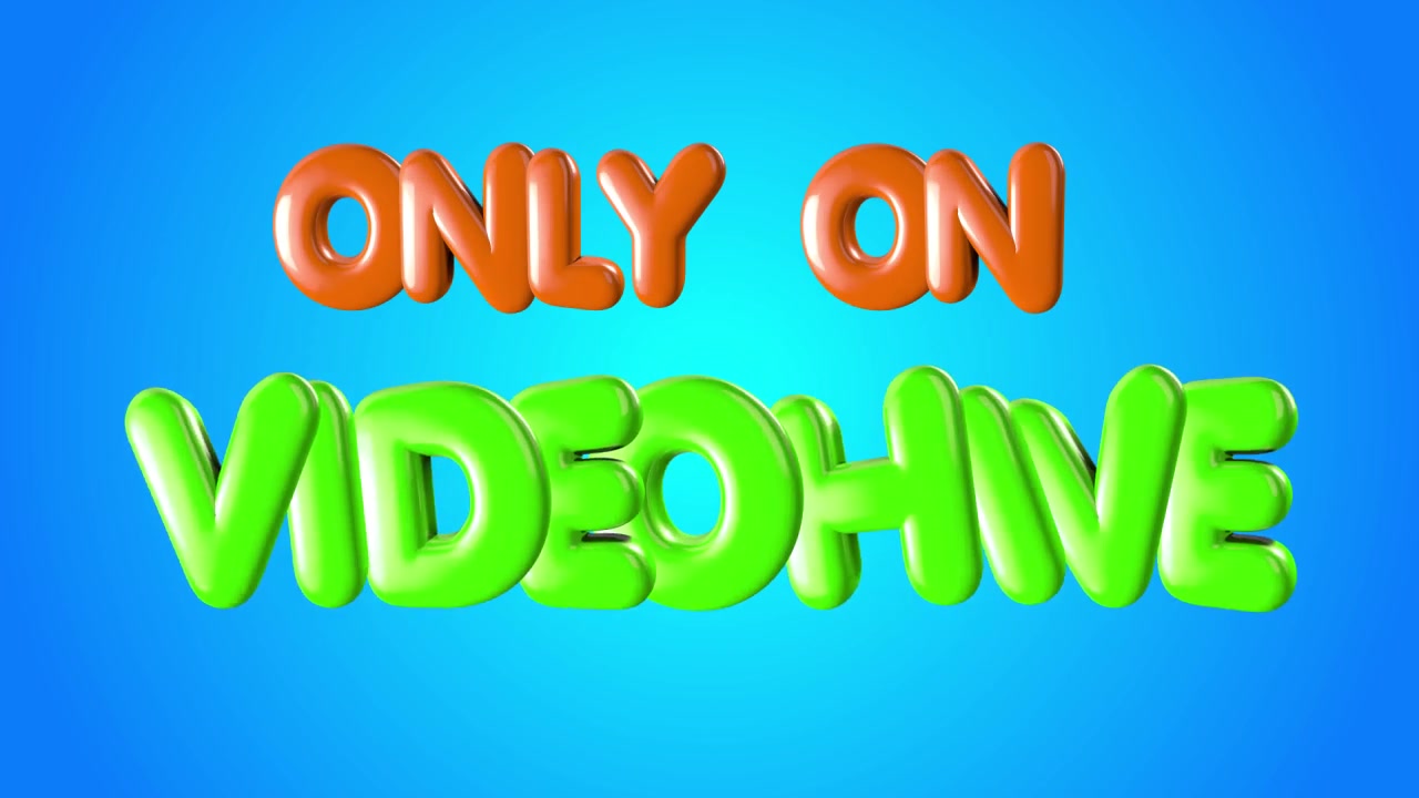 3D Animated Bubble Text - Download Videohive 14963141