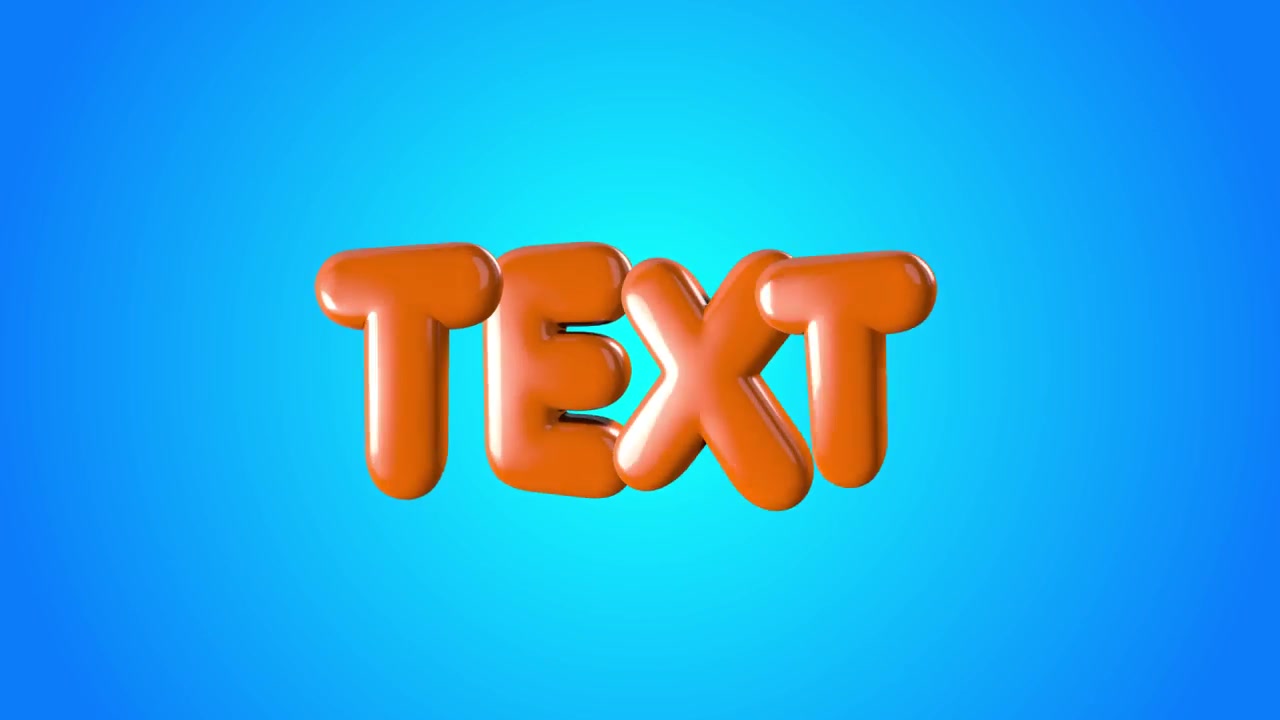 3D Animated Bubble Text - Download Videohive 14963141