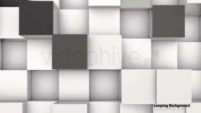 3D Animation Background of Black & White Blocks Videohive 4180580 Motion Graphics Image 5