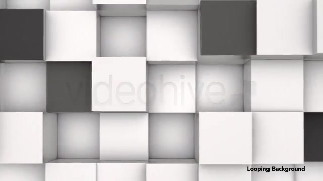 3D Animation Background of Black & White Blocks Videohive 4180580 Motion Graphics Image 6