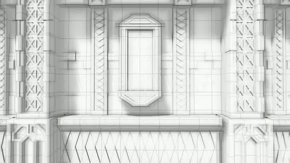 3d Architectural Sketch Background - Download Videohive 19206924