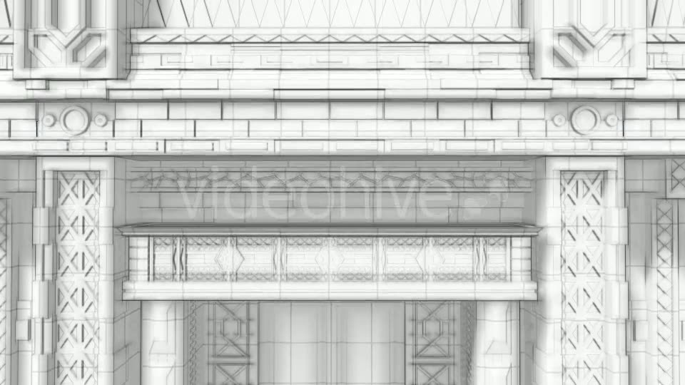 3d Architectural Sketch Background - Download Videohive 19206924