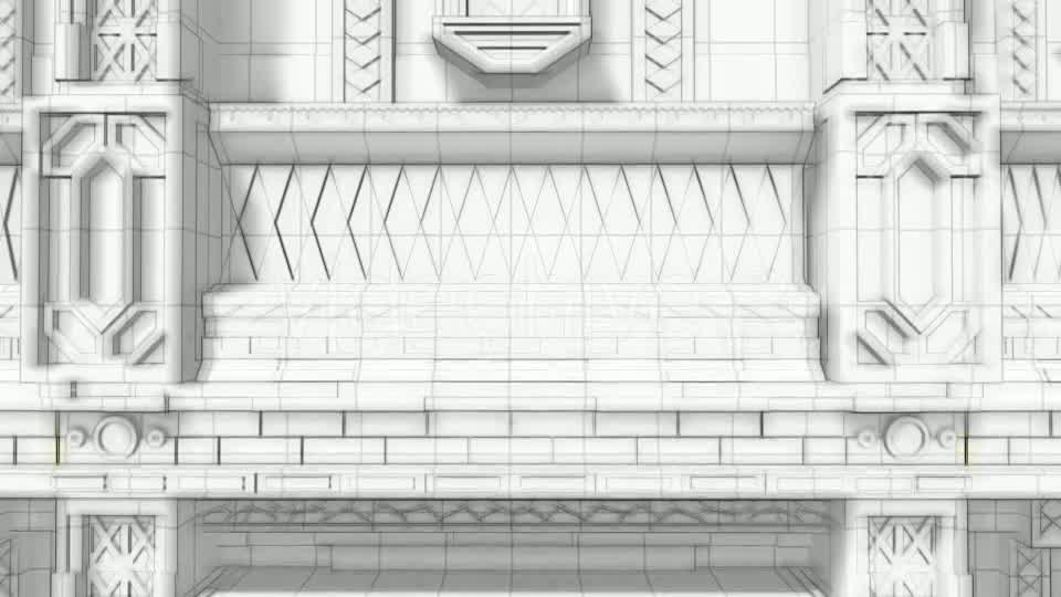 3d Architectural Sketch Background - Download Videohive 19206924