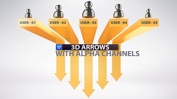 3D Arrow Pack - Download Videohive 8413709