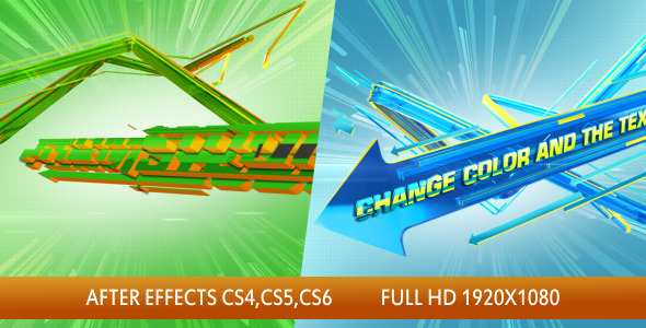 3d Arrows Logo Intro - Download Videohive 3460424