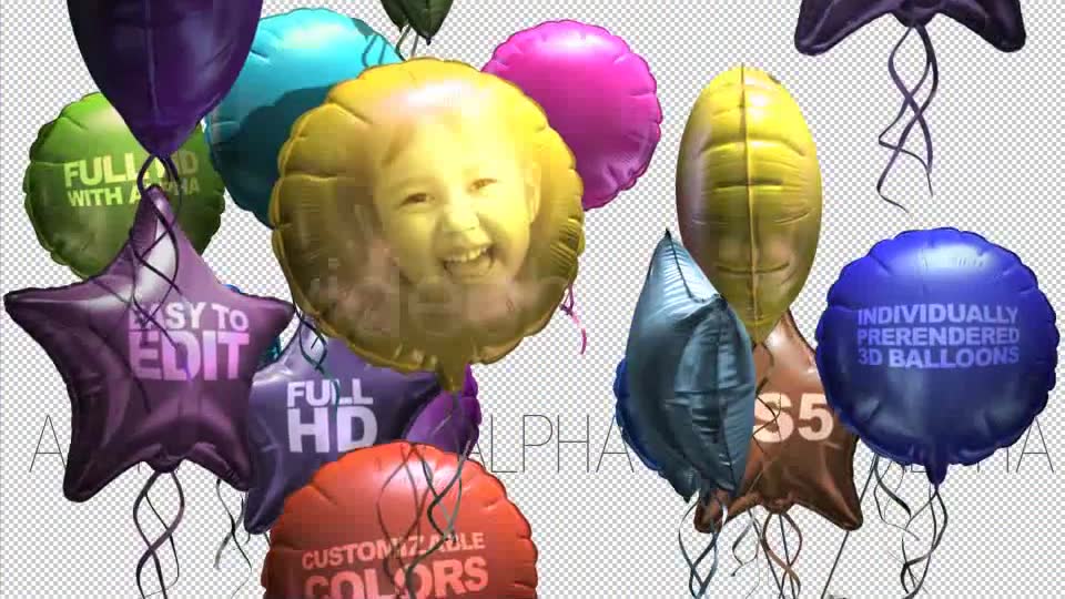 3D Balloon Pack Videohive 2887474 After Effects Image 2