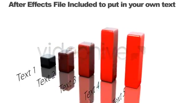 3D Bar Chart Growing Multicolored + AE File Videohive 530787 Motion Graphics Image 9