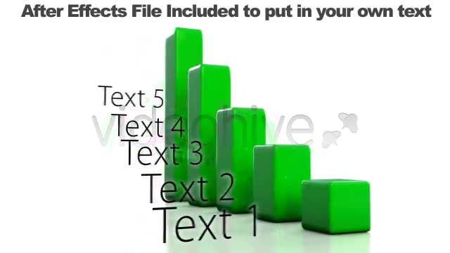 3D Bar Chart Growing Solid Color + AE File Videohive 530844 Motion Graphics Image 11