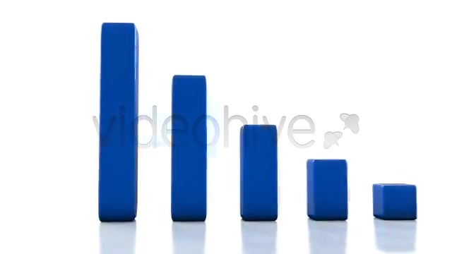 3D Bar Chart Growing Solid Color + AE File Videohive 530844 Motion Graphics Image 3