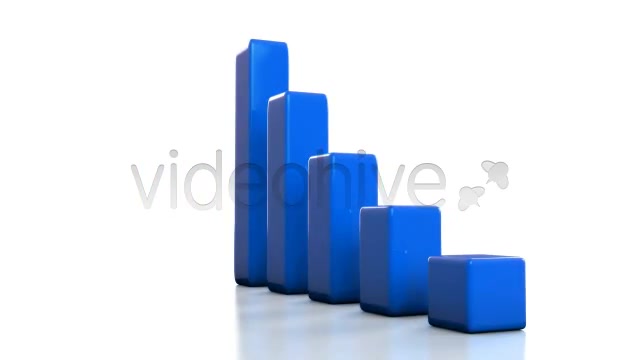 3D Bar Chart Growing Solid Color + AE File Videohive 530844 Motion Graphics Image 4