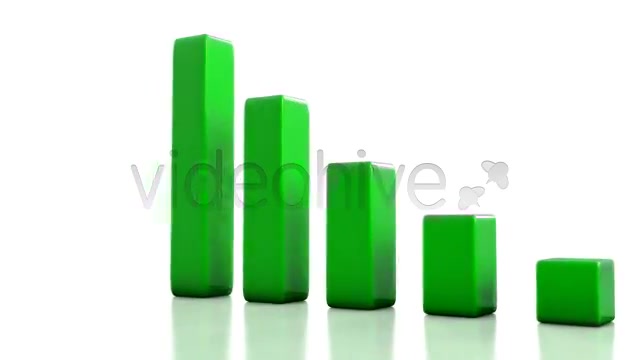 3D Bar Chart Growing Solid Color + AE File Videohive 530844 Motion Graphics Image 7