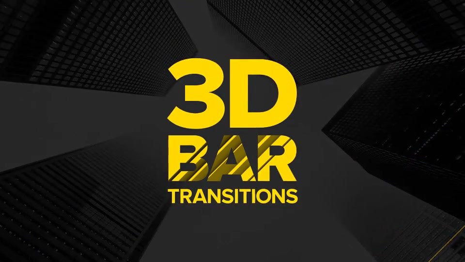 3D Bar Transitions - Download Videohive 19350626