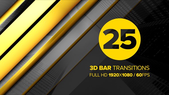 3D Bar Transitions - Download Videohive 19350626