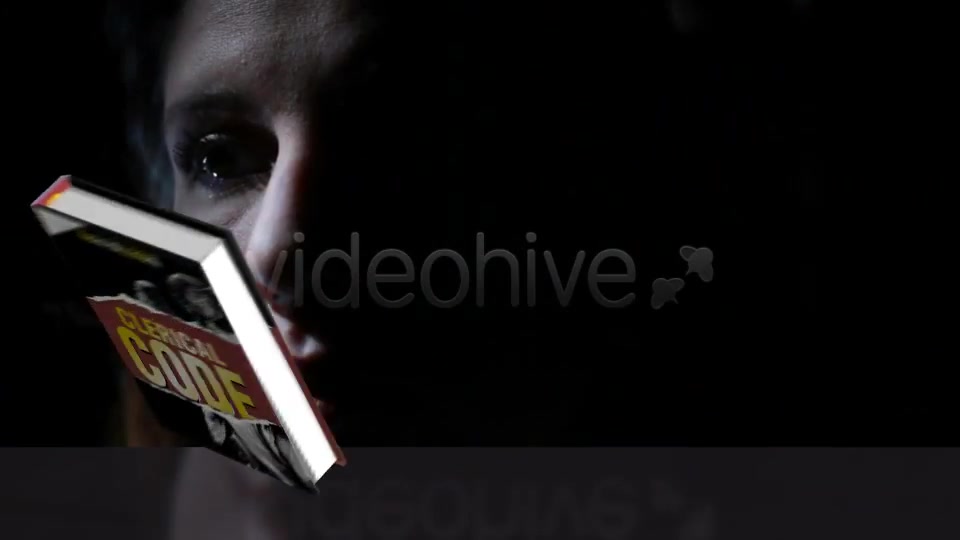 3d Book on Reflecting Floor with Flipping Pages - Download Videohive 4307578