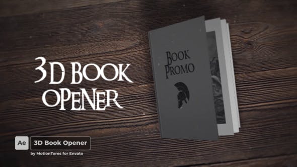 3D Book Opener - Download Videohive 29485297