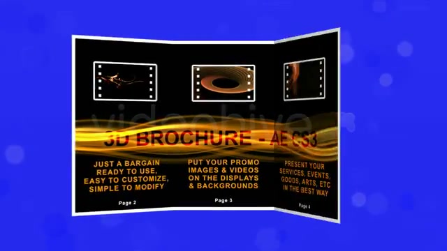 3D BROCHURE FULL HD AE CS3 Videohive 105042 After Effects Image 2