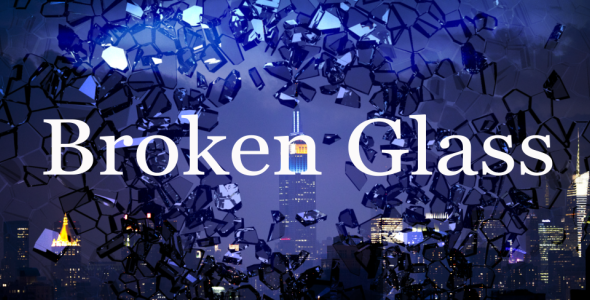 3D Broken Glass With Alpha - Download Videohive 2846611
