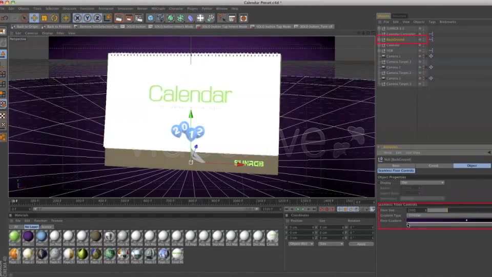 3D Calendar Preset - Download Videohive 2743536