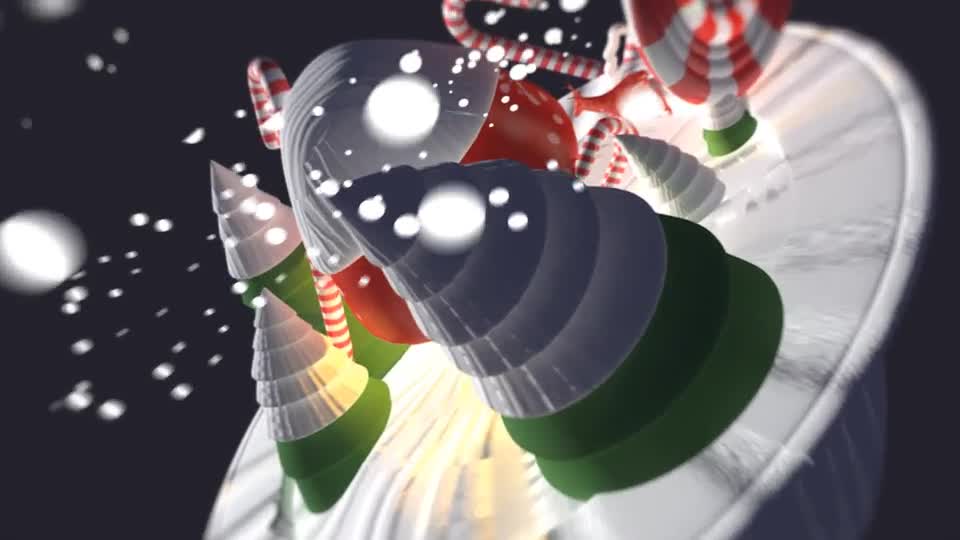 3d Cartoon Christmas Logo Videohive 29348492 After Effects Image 1