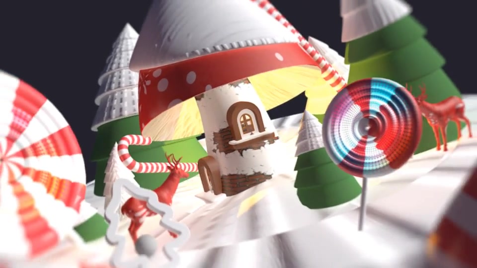 3d Cartoon Christmas Logo Videohive 29348492 After Effects Image 3