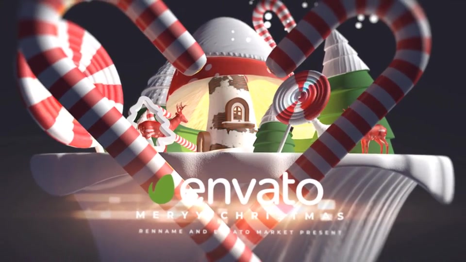 3d Cartoon Christmas Logo Videohive 29348492 After Effects Image 6