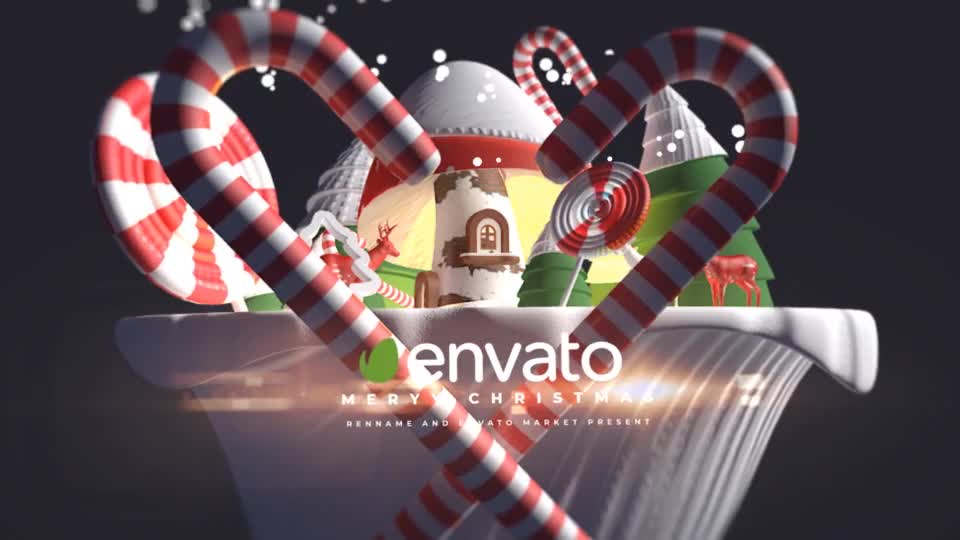 3d Cartoon Christmas Logo Videohive 29348492 After Effects Image 9