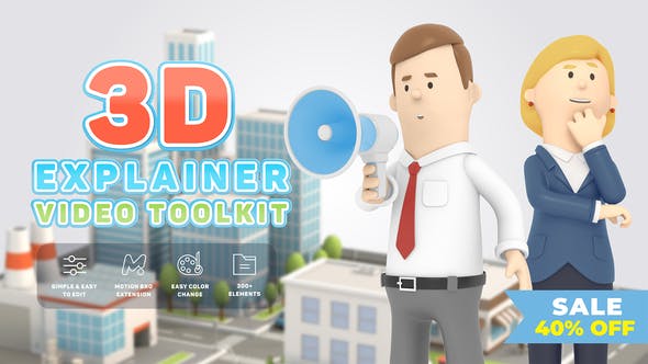 3D Characters Explainer Toolkit - Download Videohive 26491556