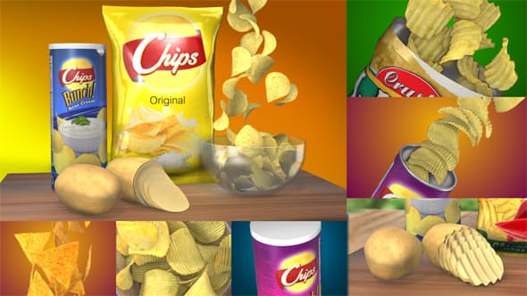 3D Chips Commercial - Download Videohive 20849125