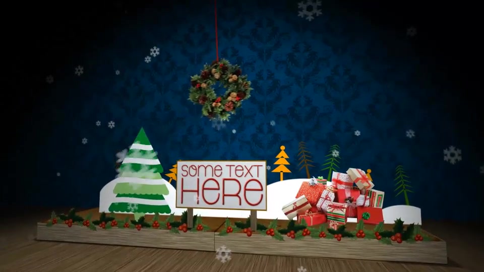 3D Christmas Book Opener Videohive 9828935 After Effects Image 9
