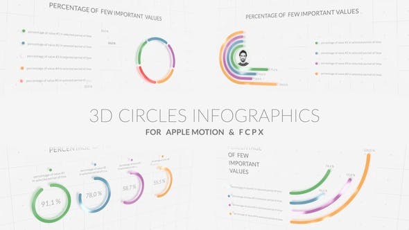 3D Circles Infographics - 30811289 Download Videohive