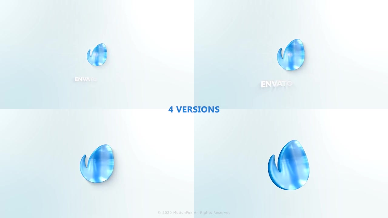 3D Clean Logo Reveal 4 in 1 Videohive 28808234 After Effects Image 2