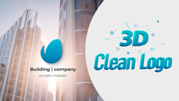 3D Clean Logo - Videohive 22600198 Download