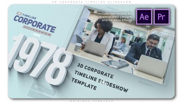 3D Corporate Timeline Slideshow - 26441046 Videohive Download