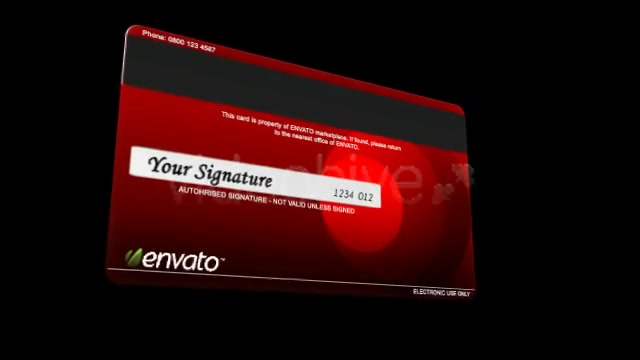 3D credit card - Download Videohive 103825