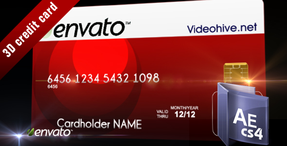 3D credit card - Download Videohive 103825