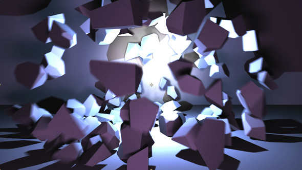 3D Crumple Cube Logo - Download Videohive 15215065