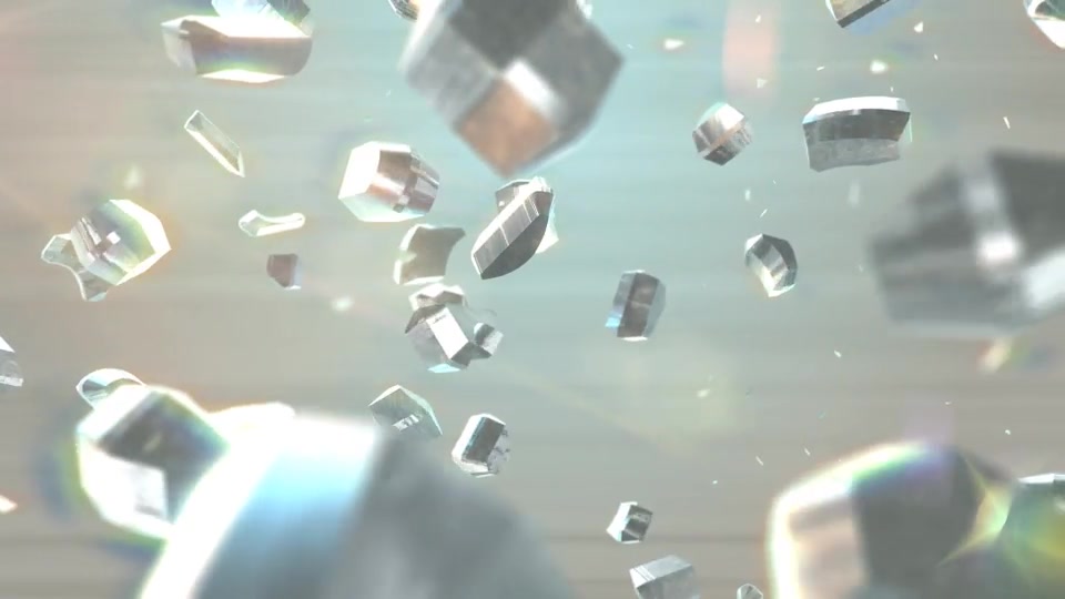 3D Crystal And Diamond Shatter Logo Videohive 8026025 After Effects Image 3
