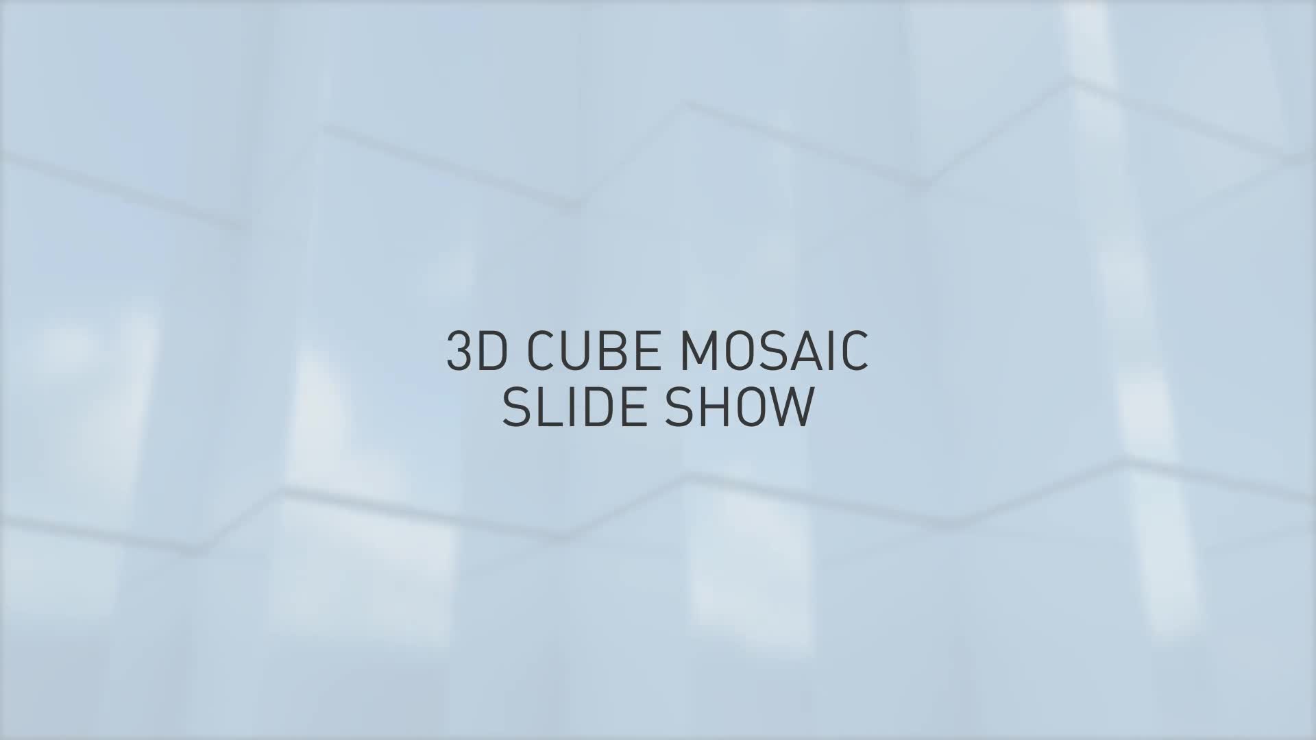 3D Cube Mosaic - Download Videohive 22012398