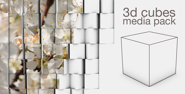 3d Cubes Media Pack - Download Videohive 3196188