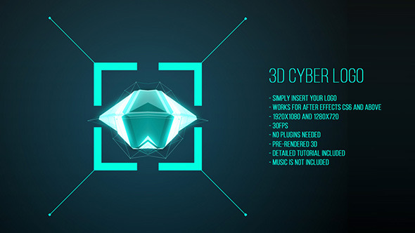 3D Cyber Logo - Download Videohive 10623467
