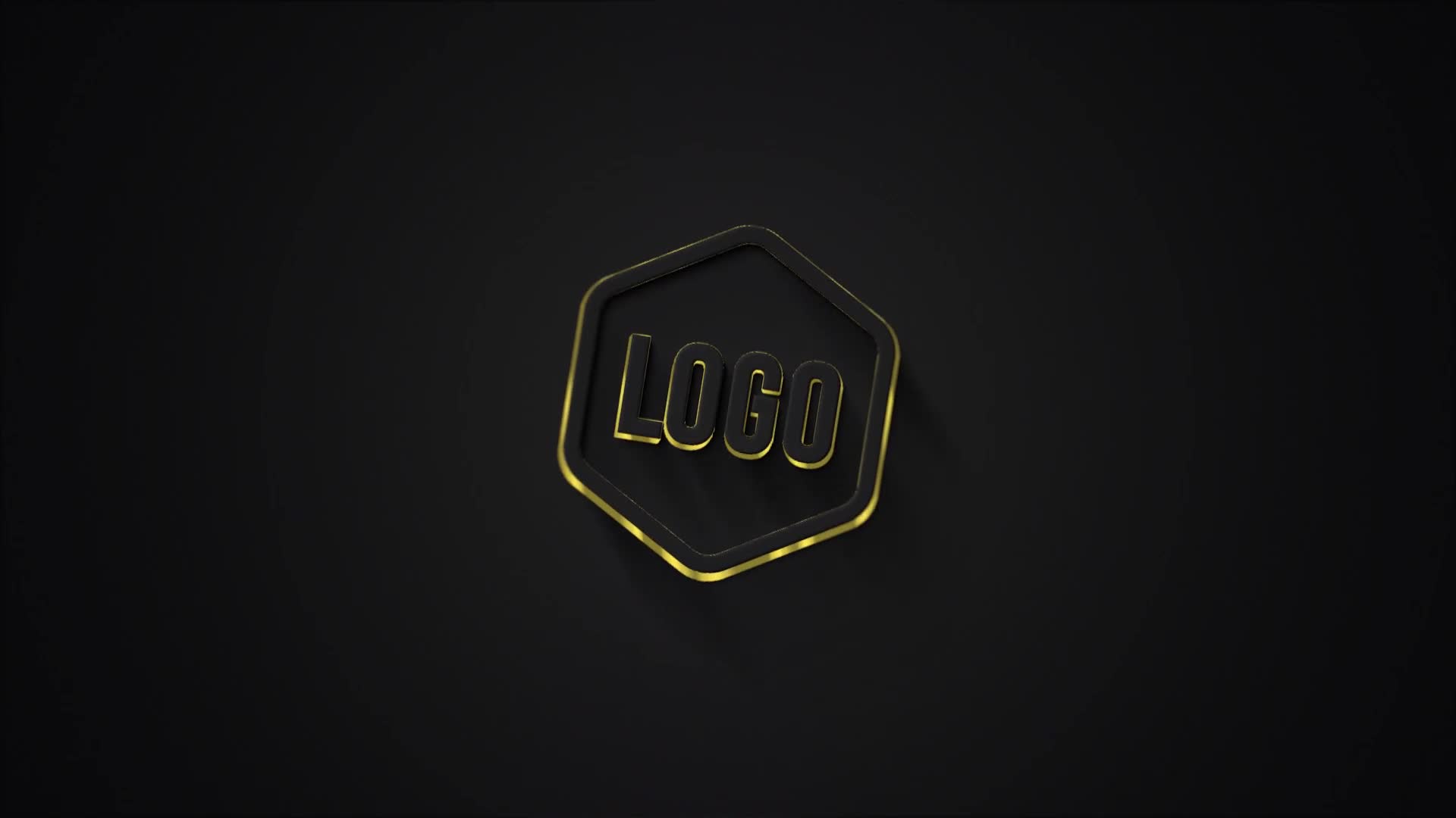 3D Dark Gold Logo Videohive 33816536 After Effects Image 1