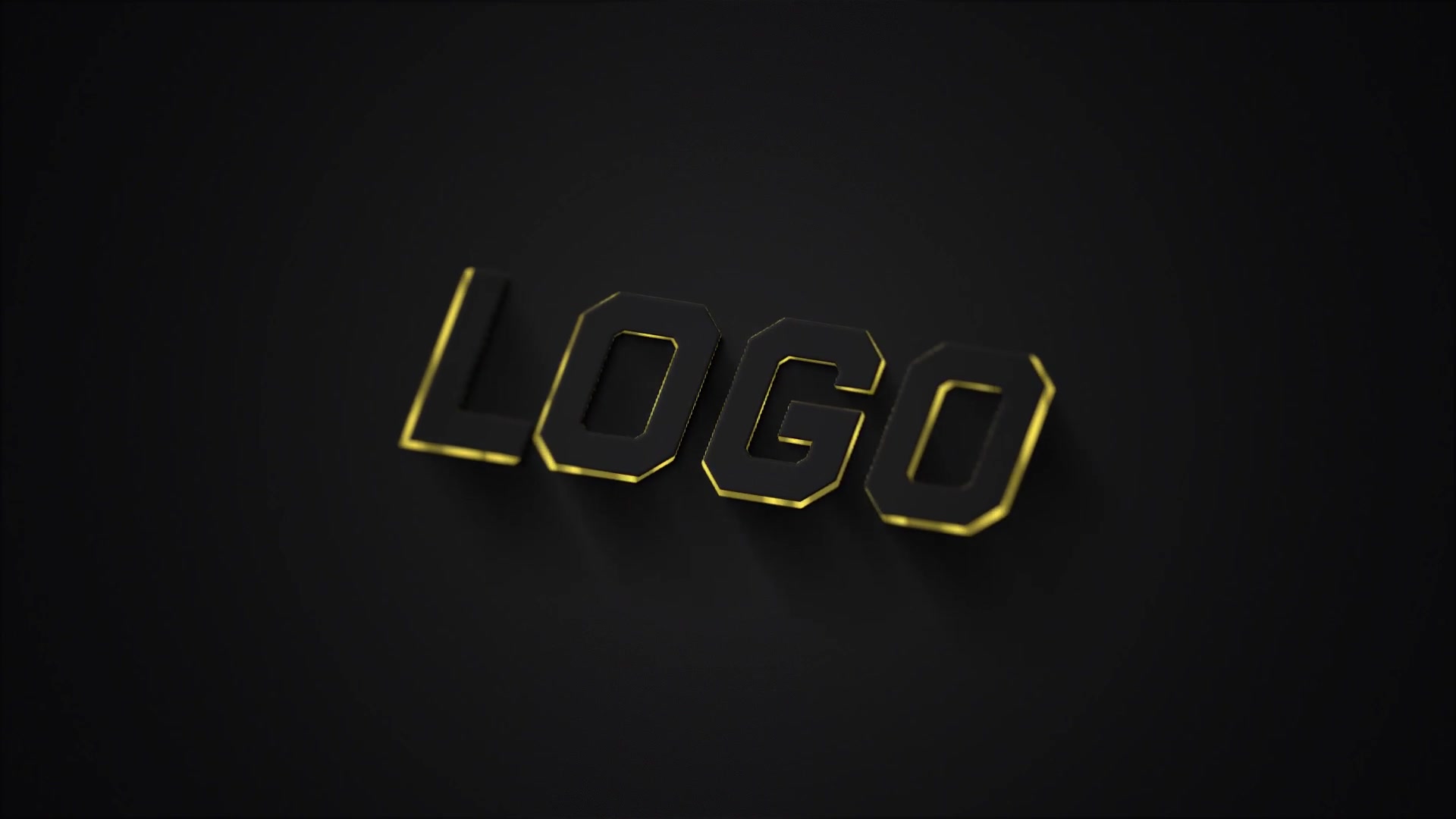 3D Dark Gold Logo Videohive 33816536 After Effects Image 5