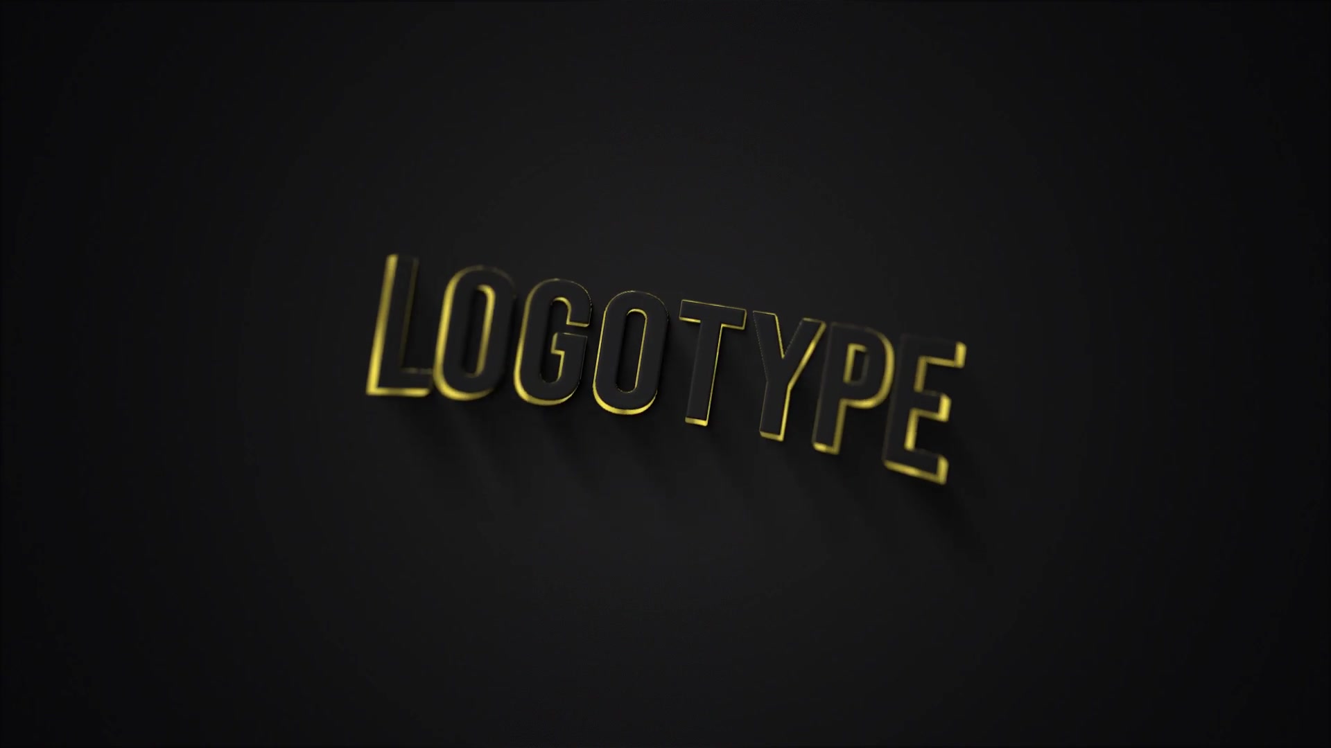 3D Dark Gold Logo Videohive 33816536 After Effects Image 9