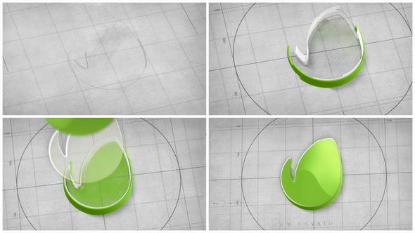 3D Draw Architect/Construction Logo - 23297887 Videohive Download