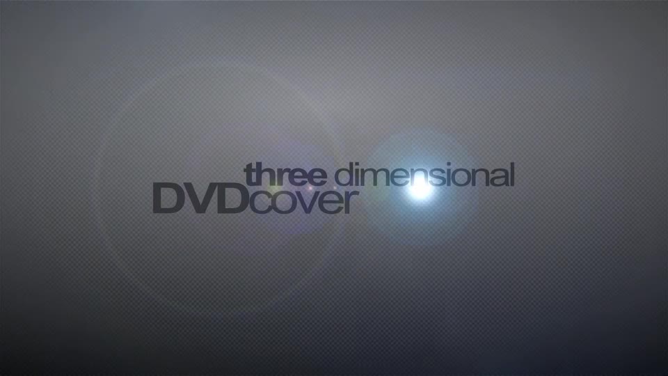 3D DVD cover mock up - Download Videohive 54011