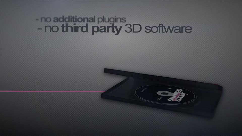 3D DVD Cover Mock-up - After Effects Project (VideoHive) » free