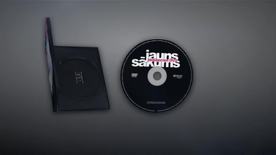 3D DVD Cover Mock-up - After Effects Project (VideoHive) » free