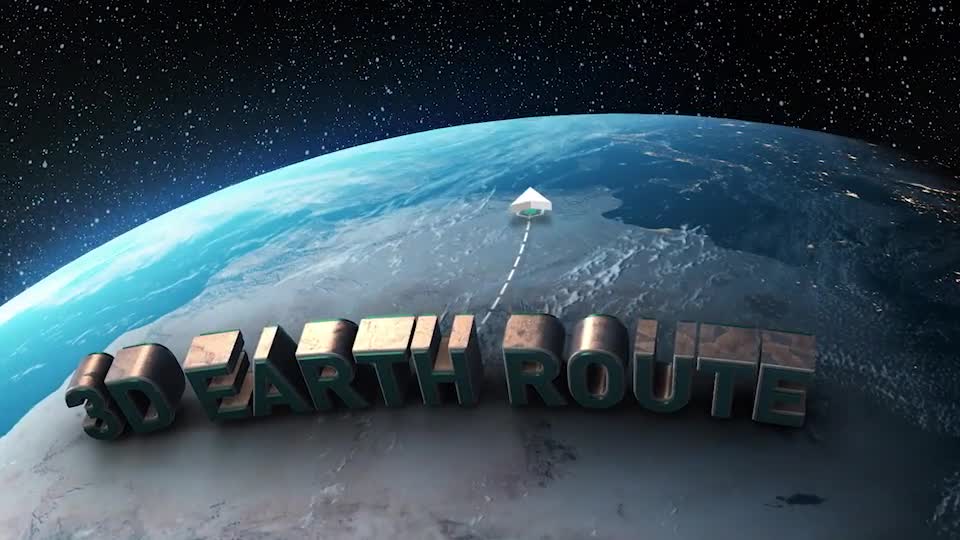 3D Earth Route Videohive 35521921 After Effects Image 1
